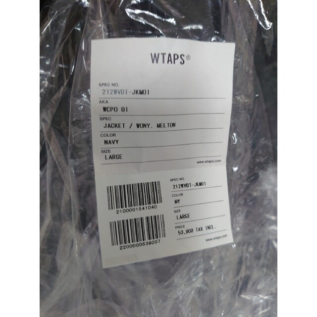 W)taps(ダブルタップス)の［新品未使用］ WTAPS 21AW WCPO JACKET 3 L メンズのジャケット/アウター(その他)の商品写真