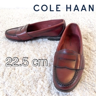 コールハーン(Cole Haan)のCOLE HAAN コールハーン コインローファー ブラウン 22.5cm(ローファー/革靴)