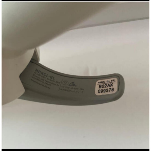 Lumiere Blanc(リュミエールブラン)のリュミエリーナ ヘアビューロン カール 34.0mm 付属品　説明書付 スマホ/家電/カメラの美容/健康(ヘアアイロン)の商品写真