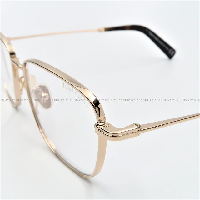TOM FORD TF5748-B 028 メガネ ブルーライトカット ゴールド | www