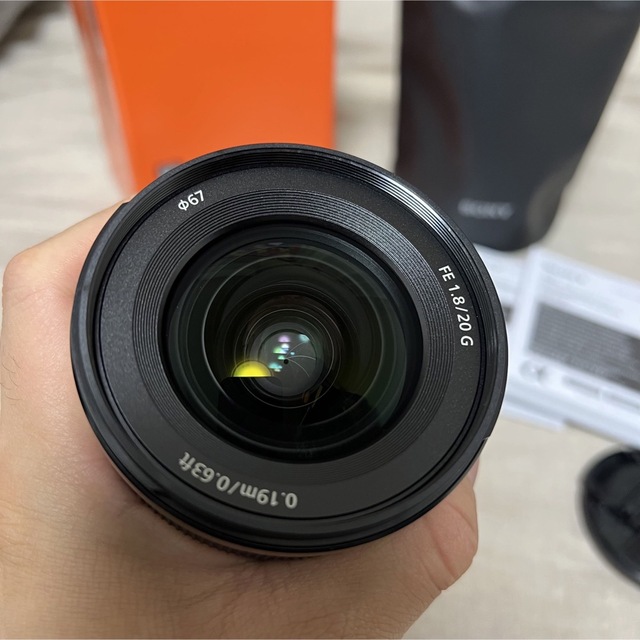 SONY FE 20mm F1.8 G SEL20F18G 美品 購入純正 レンズ(単焦点