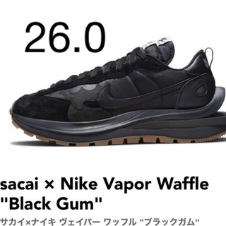 サカイ(sacai)のsacai × Nike Vapor Waffle "Black Gum"(スニーカー)