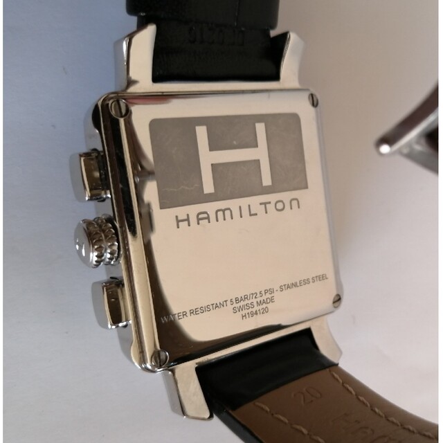 Hamilton(ハミルトン)のハミルトン ロイド デイト H194120 黒文字盤 美品 電池交換済 正規品 メンズの時計(腕時計(アナログ))の商品写真