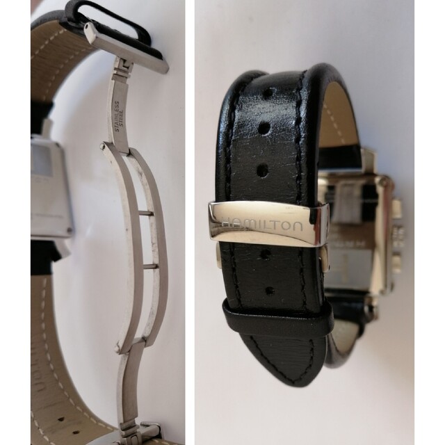 Hamilton(ハミルトン)のハミルトン ロイド デイト H194120 黒文字盤 美品 電池交換済 正規品 メンズの時計(腕時計(アナログ))の商品写真