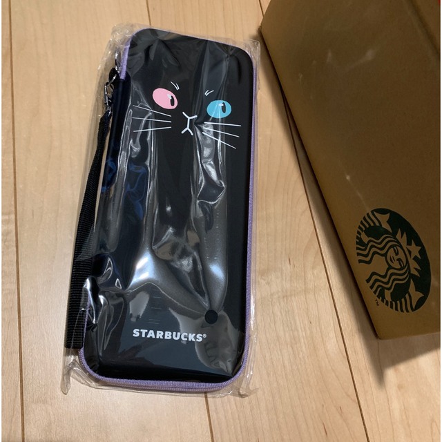 Starbucks Coffee(スターバックスコーヒー)のスタバ★ハロウィン2022 リユーザブル ストローセット＆ケース インテリア/住まい/日用品のキッチン/食器(食器)の商品写真