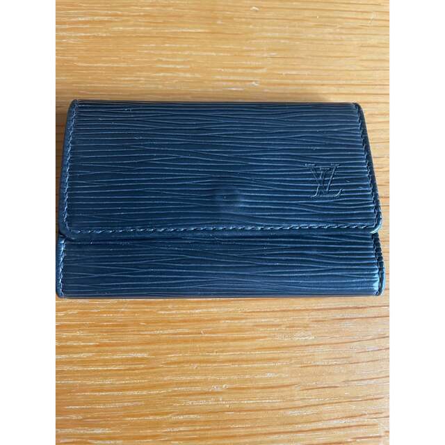 美品 LV VUITTON 6連キーケース エピ ブラック ヴィトン