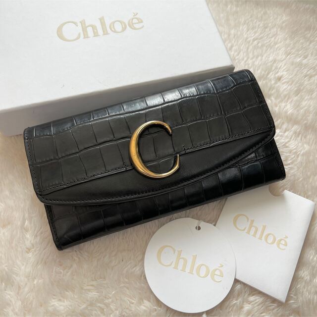 美品 Chloe クロエ 2つ折り 長財布