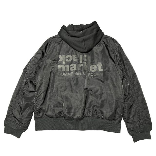 闇市 ブラックマーケットコムデギャルソン 19AW アルファ MA-1 XXL