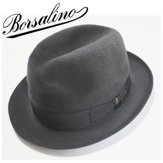 ボルサリーノ(Borsalino)の《ボルサリーノ》新品  高級グアナコファー使用 フェルトハット 60(L)(ハット)