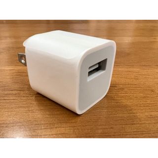 アイフォーン(iPhone)のiPhone正規品　USB電源アダプタ(変圧器/アダプター)