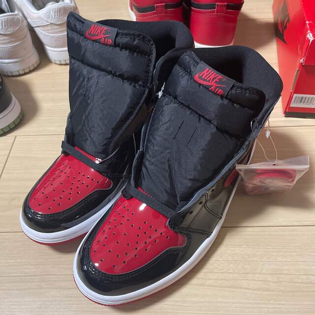 NIKE(ナイキ)のNike Air Jordan 1 High OG "Patent Bred" メンズの靴/シューズ(スニーカー)の商品写真