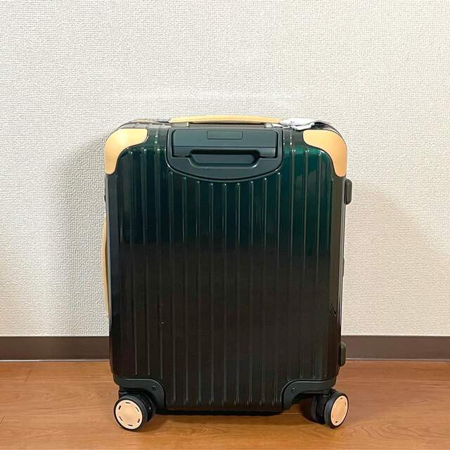 新品】Rimowaリモワ 42Lボサノバ 限定品4輪 深緑レザー スーツケース