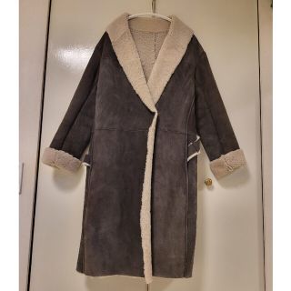アダムエロぺ ロングコート(レディース)(ブラウン/茶色系)の通販 37