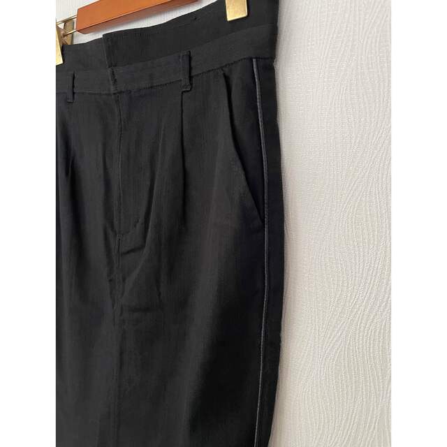 JEANASIS(ジーナシス)の【未使用】JEANASIS ジーナシス　ブラックデニムスカート レディースのスカート(ひざ丈スカート)の商品写真