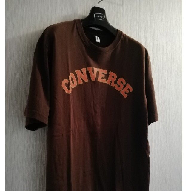 CONVERSE(コンバース)のCONVERSE  Tシャツ Lサイズ  茶色 メンズのトップス(Tシャツ/カットソー(半袖/袖なし))の商品写真