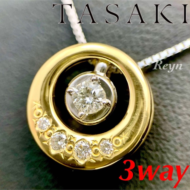TASAKI - [新品仕上済] TASAKI タサキ k18 ダイヤモンド アレンジ ネックレス