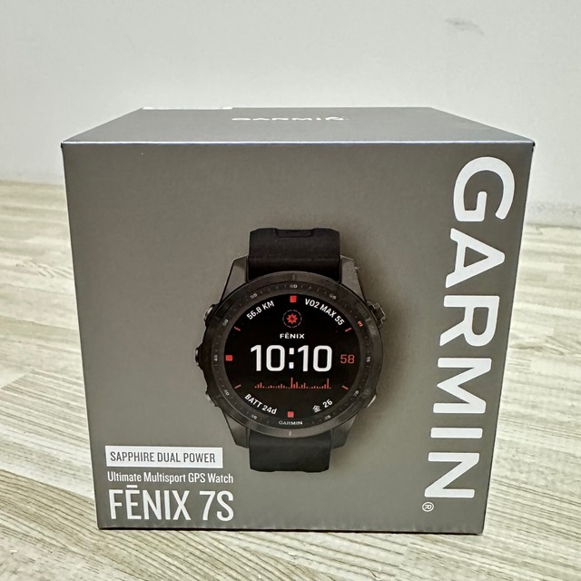 Garmin【fenix 7S】SAPPHIRE DUAL POWER ブラック