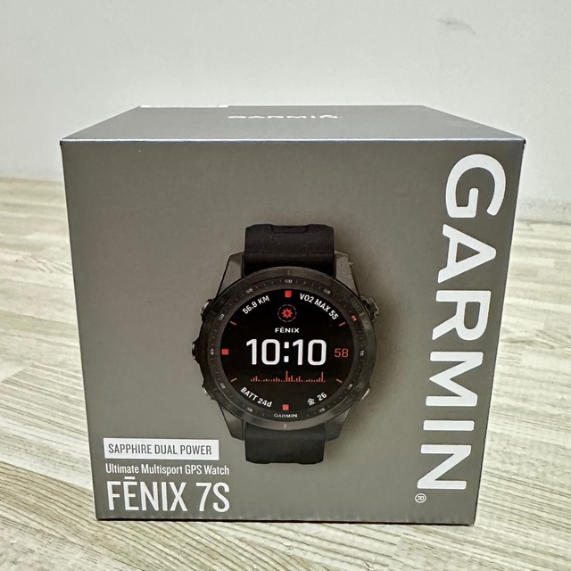 GARMIN(ガーミン)のGarmin【fenix 7S】SAPPHIRE DUAL POWER ブラック メンズの時計(腕時計(デジタル))の商品写真