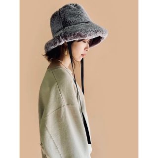 orient Millinery 霜降りファー ビッグファーハットの通販 by