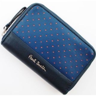 ポールスミス(Paul Smith)の残りわずか☆新品☆箱付☆ポールスミス ナッパレザー キーケース 青(キーケース)