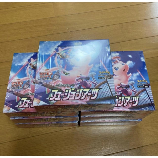 保存版】 ポケモンカード フュージョンアーツ シュリンク付き 7BOX Box