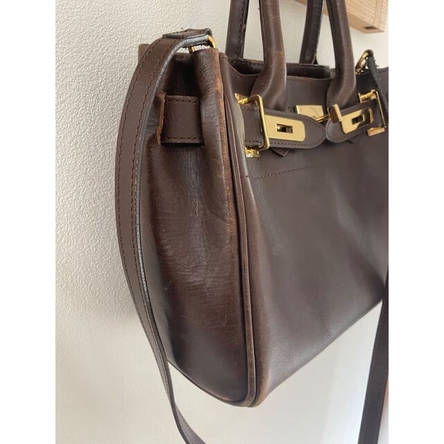 L'Appartement DEUXIEME CLASSE(アパルトモンドゥーズィエムクラス)のSITA PARANTICA 2WAY TOTE BAG◆USED ブラウン レディースのバッグ(トートバッグ)の商品写真