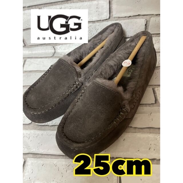 新品　希少　ugg アグ　アンスレー　モカシン　サンダークラウド　25cm本革ヒールの形