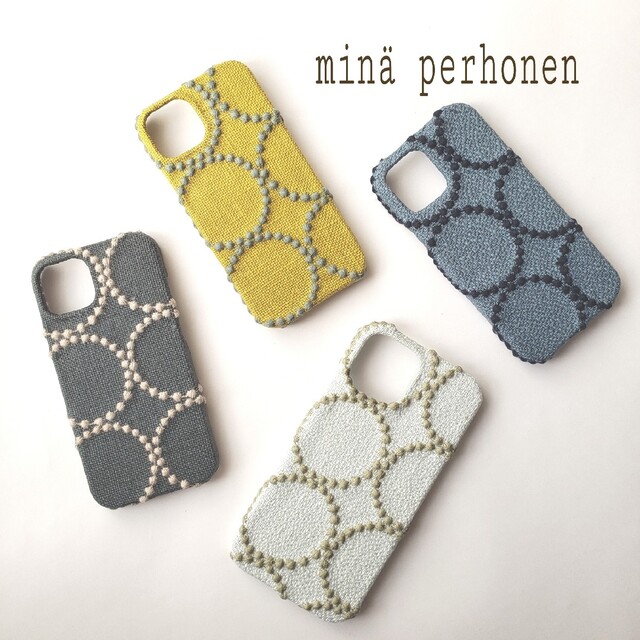 mina perhonen(ミナペルホネン)のミナペルホネン　タンバリン　スマホケース ハンドメイドのスマホケース/アクセサリー(スマホケース)の商品写真