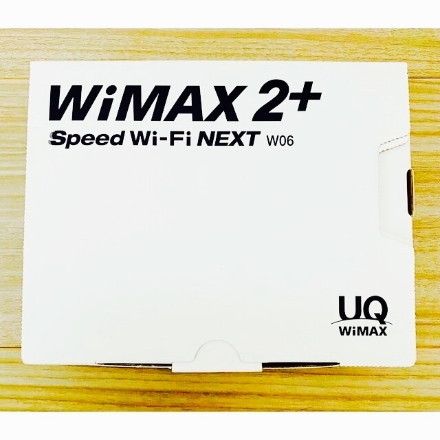 au(エーユー)のWiMAX 2＋ Speed Wi-Fi NEXT W06 1式　美品 スマホ/家電/カメラのPC/タブレット(PC周辺機器)の商品写真