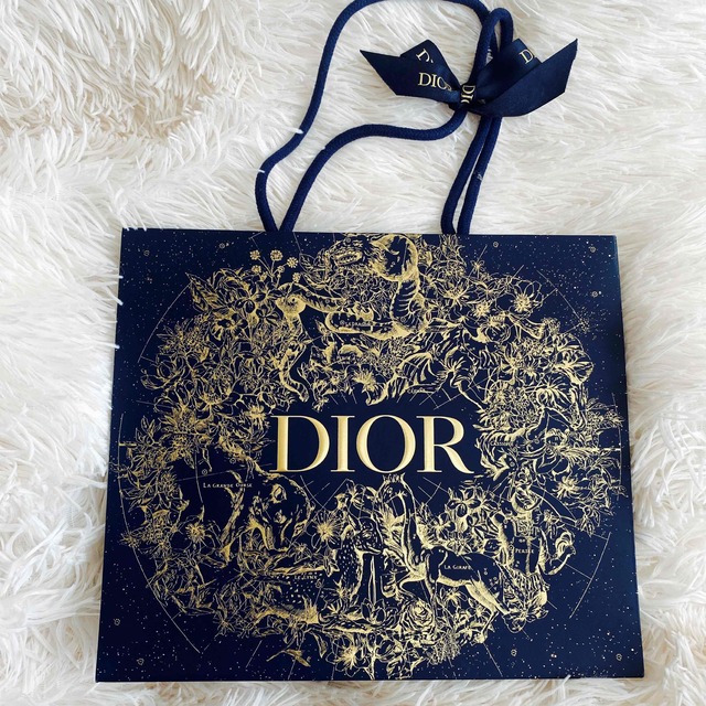 Christian Dior(クリスチャンディオール)のDior クリスマス限定 ホリデー限定 ショッパー　未使用品 レディースのバッグ(ショップ袋)の商品写真