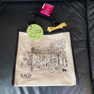 カルディ(KALDI)のカルディ　紅茶バッグ(トートバッグ)