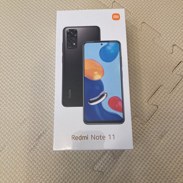 スマートフォン本体新品 未開封 Redmi Note 11 グレイ