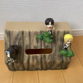 進撃の巨人 一番くじ きゅんキャラびねっとティッシュケース (キャラクターグッズ)