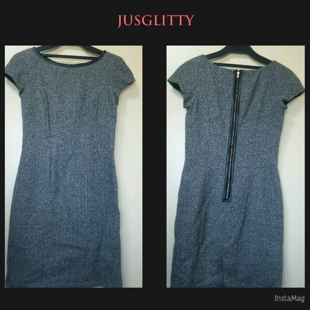 JUSGLITTY(ジャスグリッティー)の♡なな様専用♡ジャスグリッティー♡ツイードワンピース レディースのワンピース(ひざ丈ワンピース)の商品写真