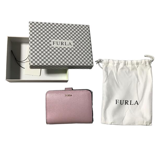 新品未使用♡ FURLA 二つ折り財布 レディース パステルピンク