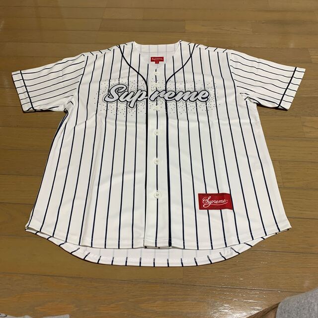 supreme Rhinestone Baseball Jarsey 2