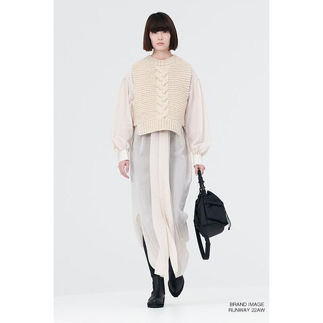 HYKE - 新品 2022AW hyke ハイク ケーブルニットベストの通販 by ゆま