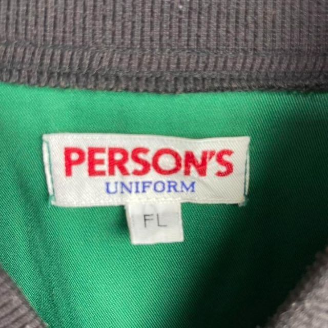 90's PERSON'S パーソンズ　ロゴ刺繍　切り替えデザインブルゾン 8