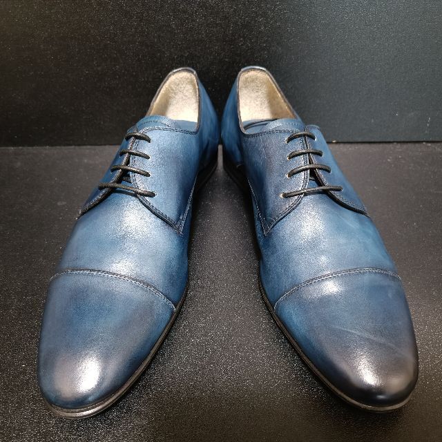バレット(BARRETT) イタリア製革靴 青 UK7.5のサムネイル