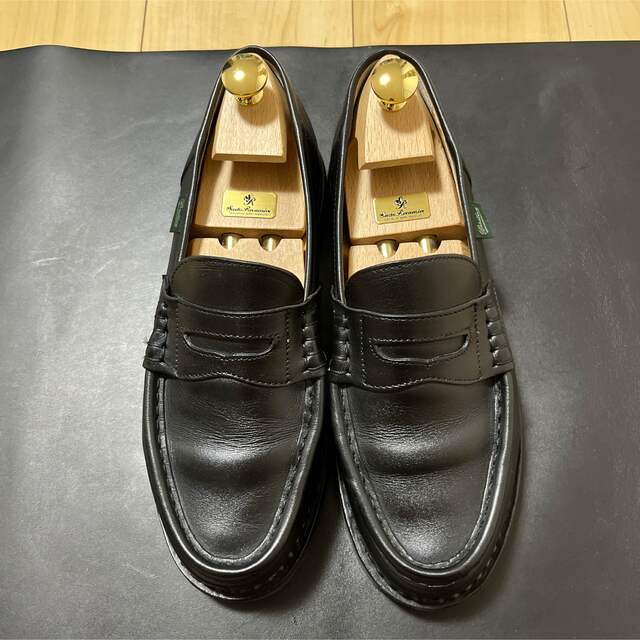 Paraboot(パラブーツ)のyossi 様専用　パラブーツ　ランス　ブラック メンズの靴/シューズ(スリッポン/モカシン)の商品写真