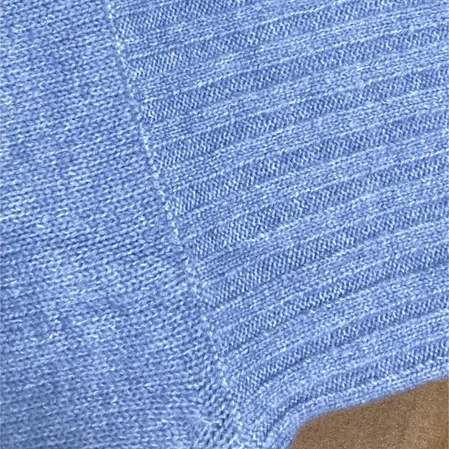 ur's(ユアーズ)のユアーズ　ハイネックセーター　ブルー レディースのトップス(ニット/セーター)の商品写真