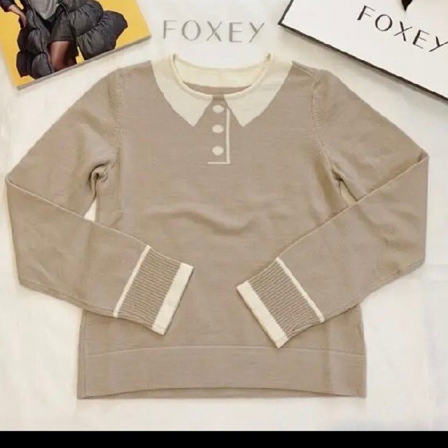 FOXEY(フォクシー)の【いく様専用】FOXEY フォクシー 美品ニット 40サイズ レディースのトップス(ニット/セーター)の商品写真