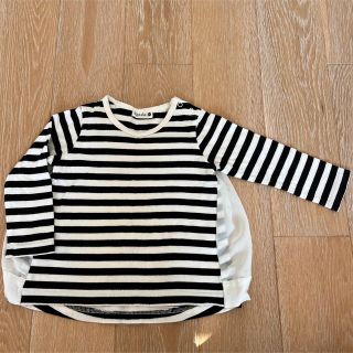 ブランシェス(Branshes)のブランシェス　カットソー　長袖　ボーダー　90㎝(Tシャツ/カットソー)