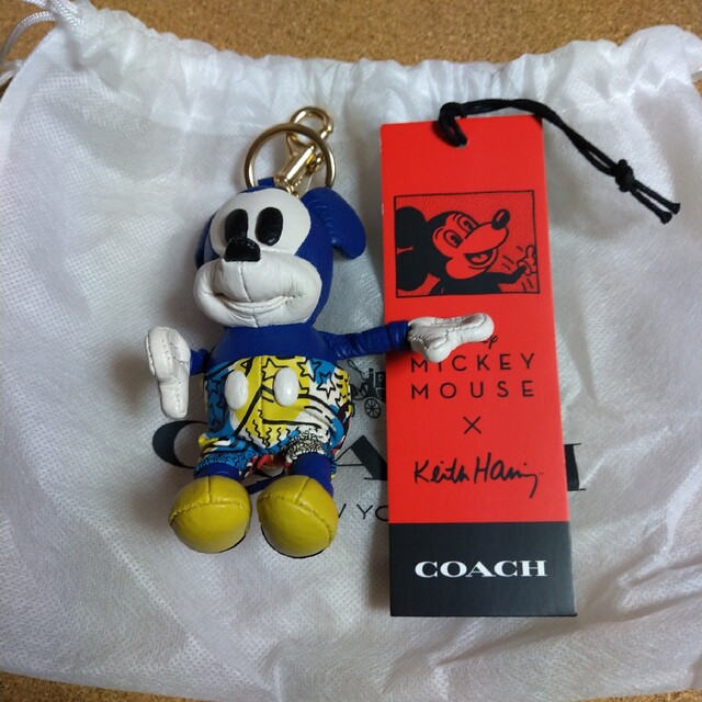 COACH - COACH コーチ ミッキー キースヘリング バッグチャームの通販