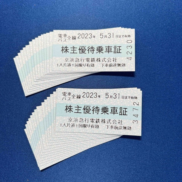 京浜急行電鉄(京急) 株主優待乗車証 - licu.org