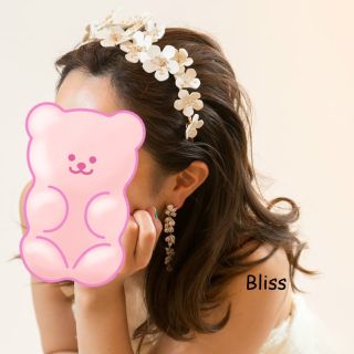 ブリス(Bliss)のホワイトフラワーティアラ(その他)