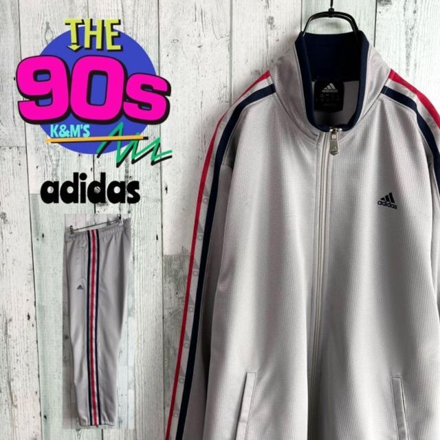 90's adidas アディダス　パフォーマンスロゴ　トラックセットアップ