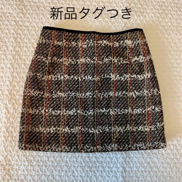 aquagirl(アクアガール)の【新品タグつき】crolla ツイードスカート レディースのスカート(ひざ丈スカート)の商品写真