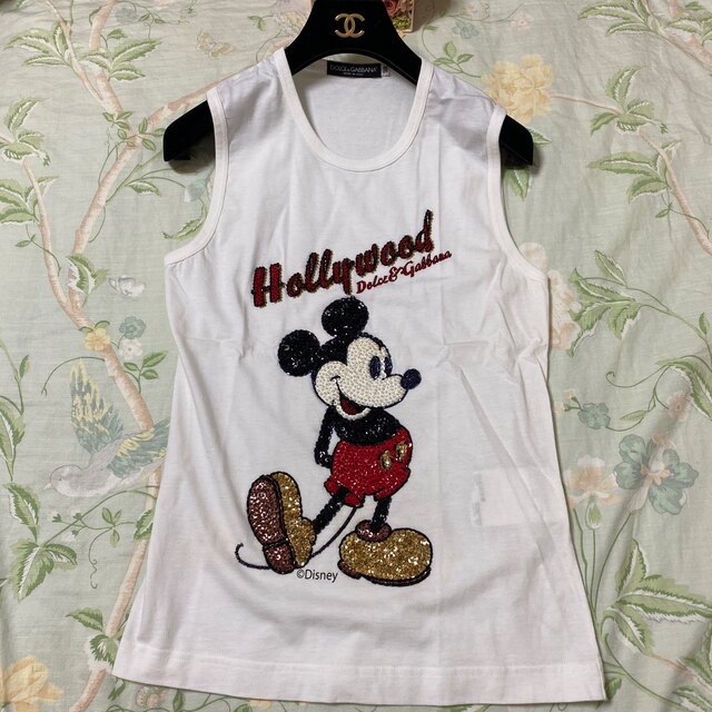 ドルチェ&ガッバーナ DOLCE&GABBANA ミッキー スパンコール シャツ ...