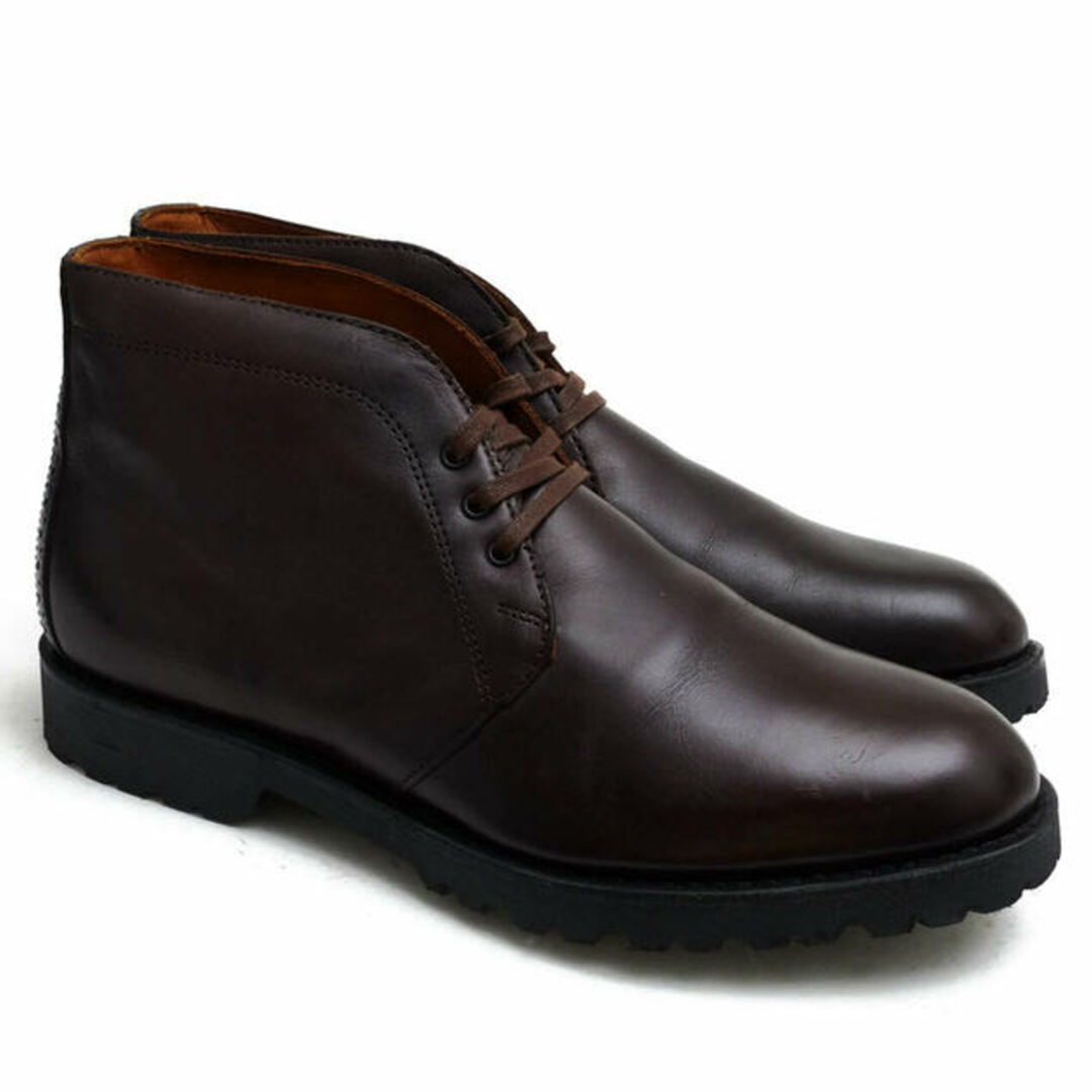 Allen Edmonds(アレンエドモンズ)のアレン エドモンズ／Allen Edmonds チャッカブーツ シューズ 靴 メンズ 男性 男性用レザー 革 本革 ダークブラウン 茶 ブラウン  Tate Chukka Boot プレーントゥ Vibramソール メンズの靴/シューズ(ブーツ)の商品写真